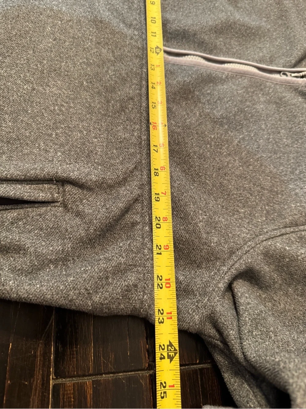 J. Crew Men's Gray Quarter-Zip Fleece Pullover
